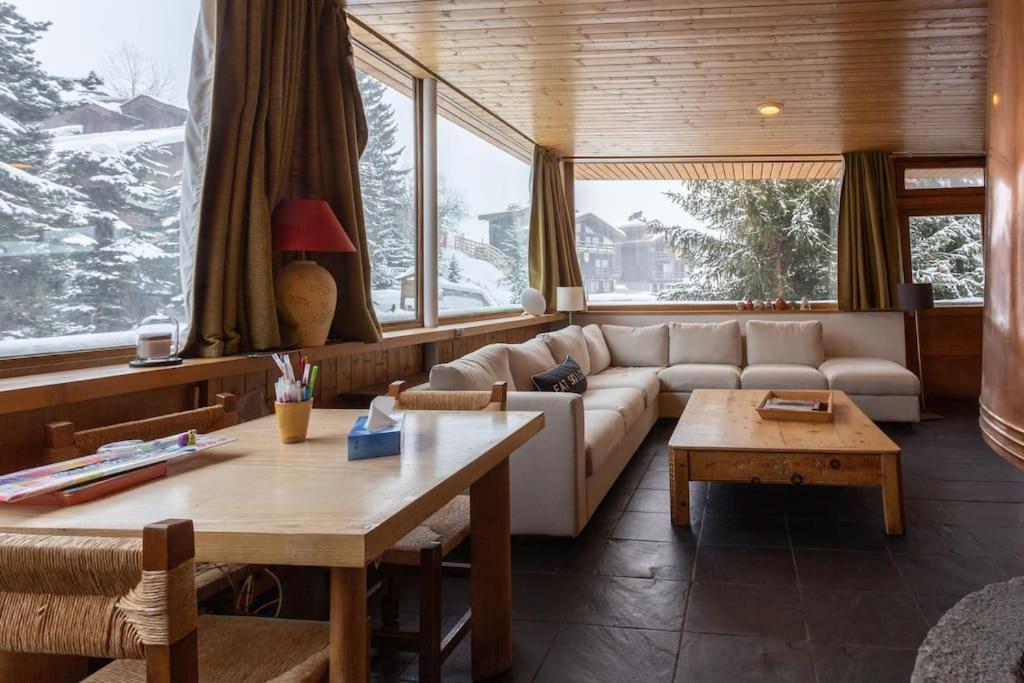 Chalet Robaumont - Grand Chalet Familial Proche Du Centre Et Des Pistes 쿠쉐벨 외부 사진