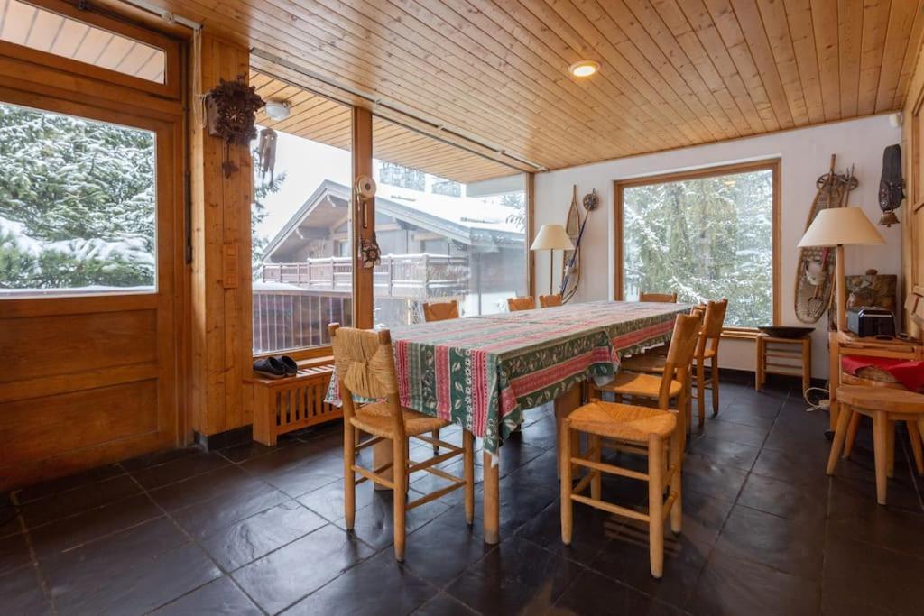 Chalet Robaumont - Grand Chalet Familial Proche Du Centre Et Des Pistes 쿠쉐벨 외부 사진